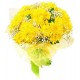 Buchet 9 crizanteme Zembla galbene